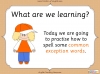 Common Exception Words - Set 3 - Year 1 Teaching Resources (slide 2/49)